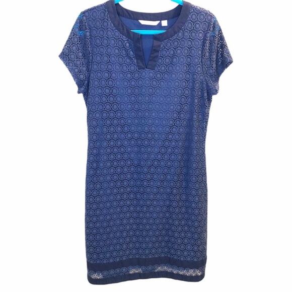 Isaac Mizrahi Live! Lace Shift Dress Size M - Picture 6 of 8